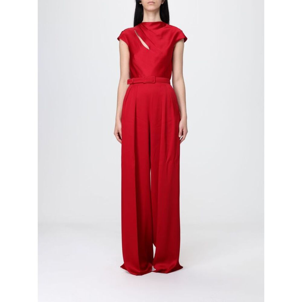 Max Mara Studio Jumpsuit Woman Red